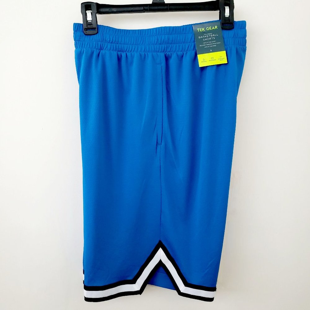 Tek Gear Men's Basketball Shorts, Elegant Blue, Size S, Style MT23A412RS